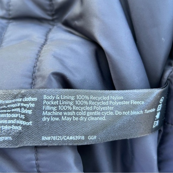 EILEEN FISHER Nylon Hooded Drawstring Vest | Size Large - Picture 12 of 14